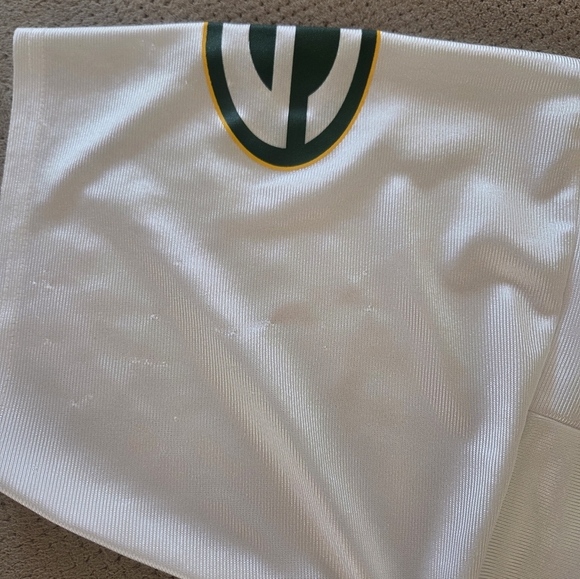 Nfl Aaron Rodgers Packers  White Jersey #12 100% POLYESTER Preowned - Picture 9 of 16